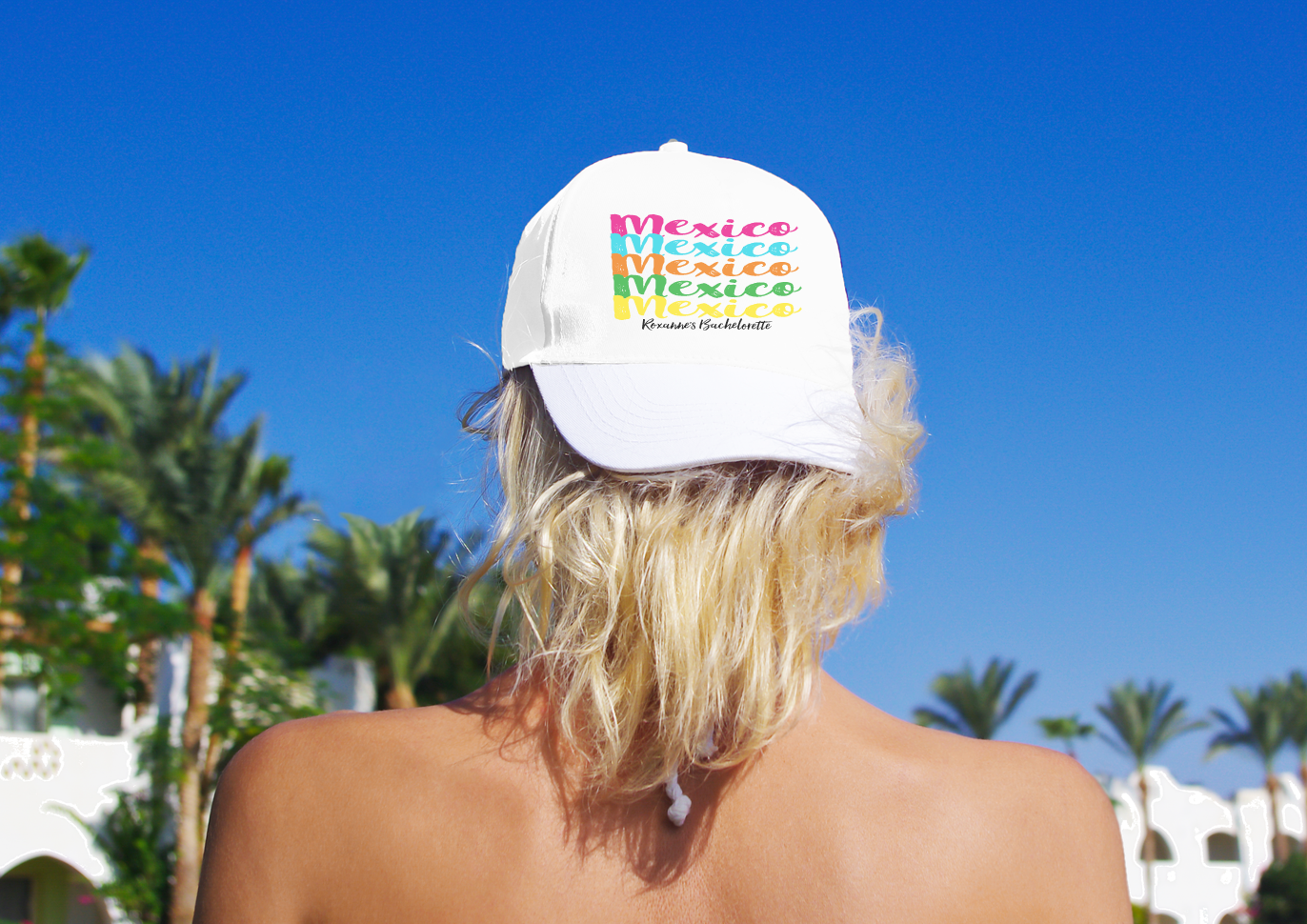 Mexico Custom Trucker Hat for Bachelorette Parties by Ilu.Lily