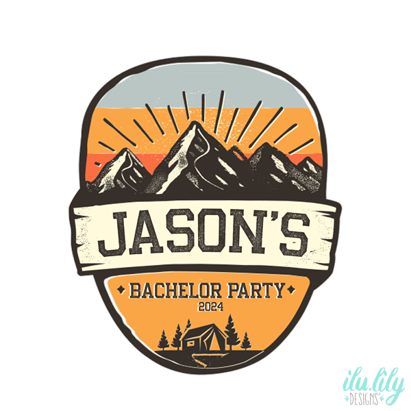 Bachelor Party Shirt | Custom Camping Mountain Trip Bachelor Party Shirt Funny