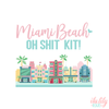Bachelorette Party Hangover Survival Kit with Supplies |Miami Oh Shit Kit
