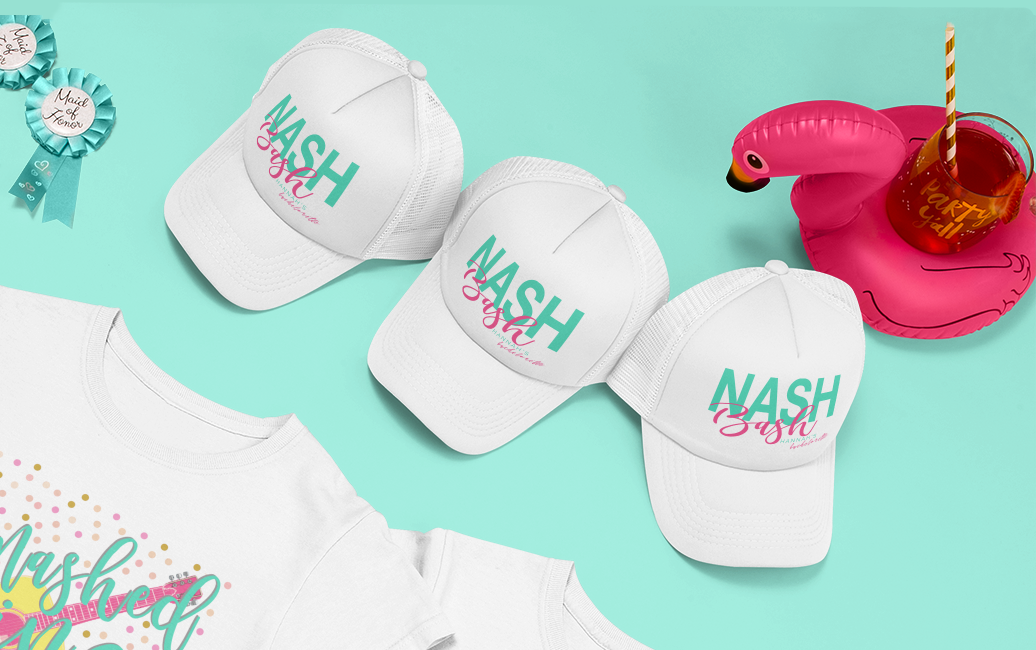 Bachelorette Party Trucker Hats Nashville | Nashville Hat | Nash Bash