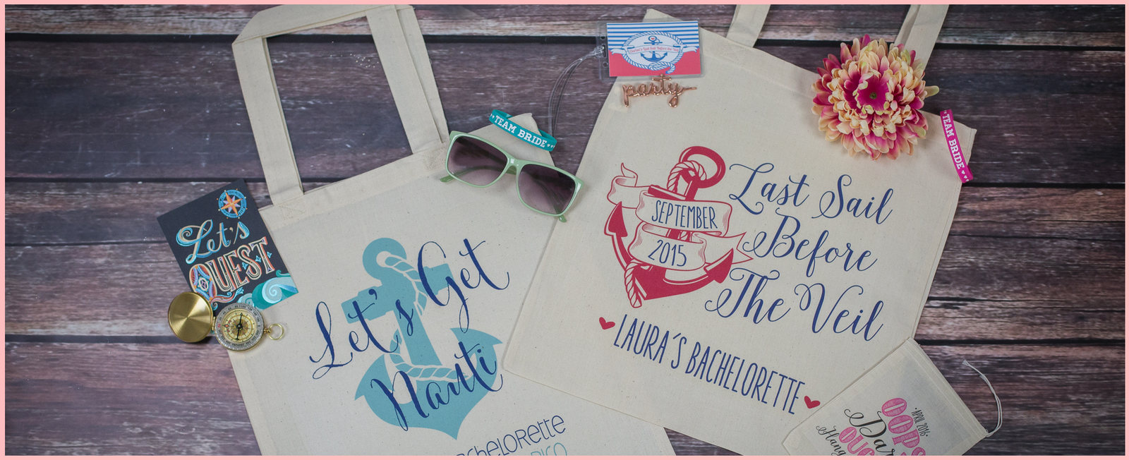 Simple Destination Map - Wedding Welcome Tote Bag - ilulily designs