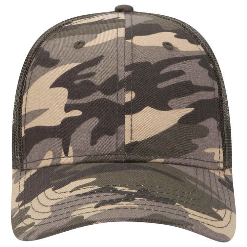 Camo Bachelor Party Trucker Hat | Custom Caricature Bachelor Party Hats with AI Photo