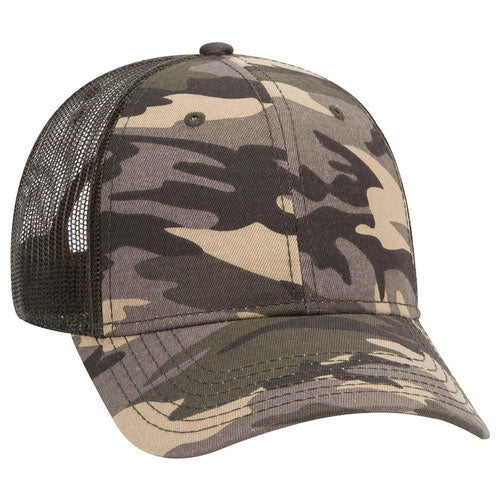 Camo Bachelor Party Trucker Hat | Custom Caricature Bachelor Party Hats with AI Photo