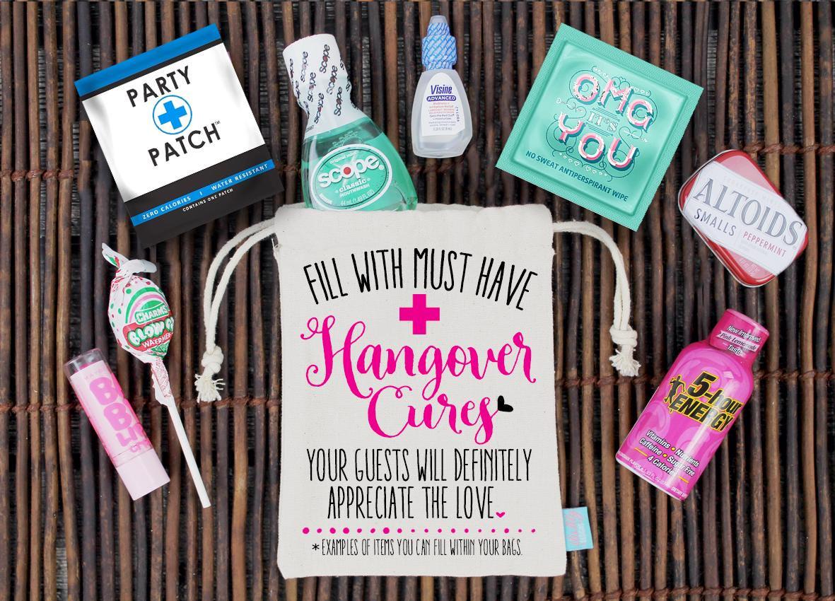 Birthday Hangover Kit – Custom Caricature Party Favor Bags | Funny Milestone Birthday Gift