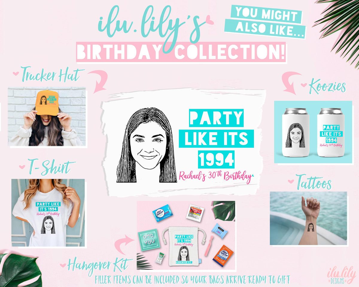 Custom Caricature T-Shirt – Personalized Birthday Shirt | Unique Party Favor