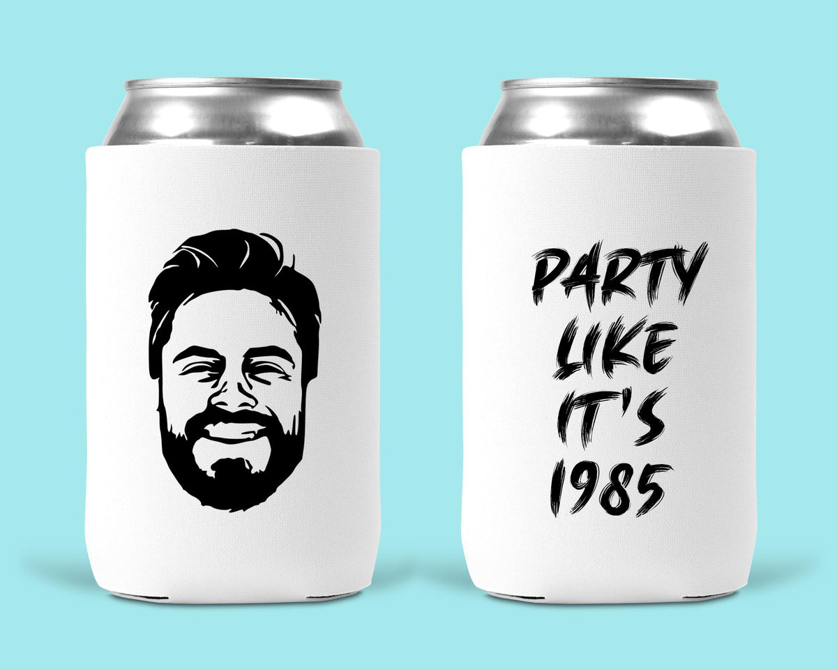 Custom Birthday Koozie - Personalized Can Cooler | Fun Birthday Favors &amp; Drink Insulator