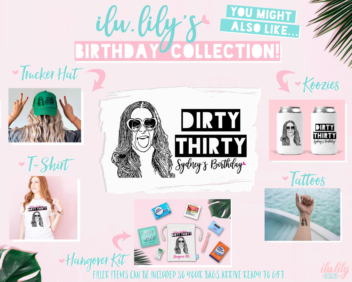 Custom Temporary Tattoos – Funny Caricature Birthday Party Favors | Unique Photo Face Tattoos