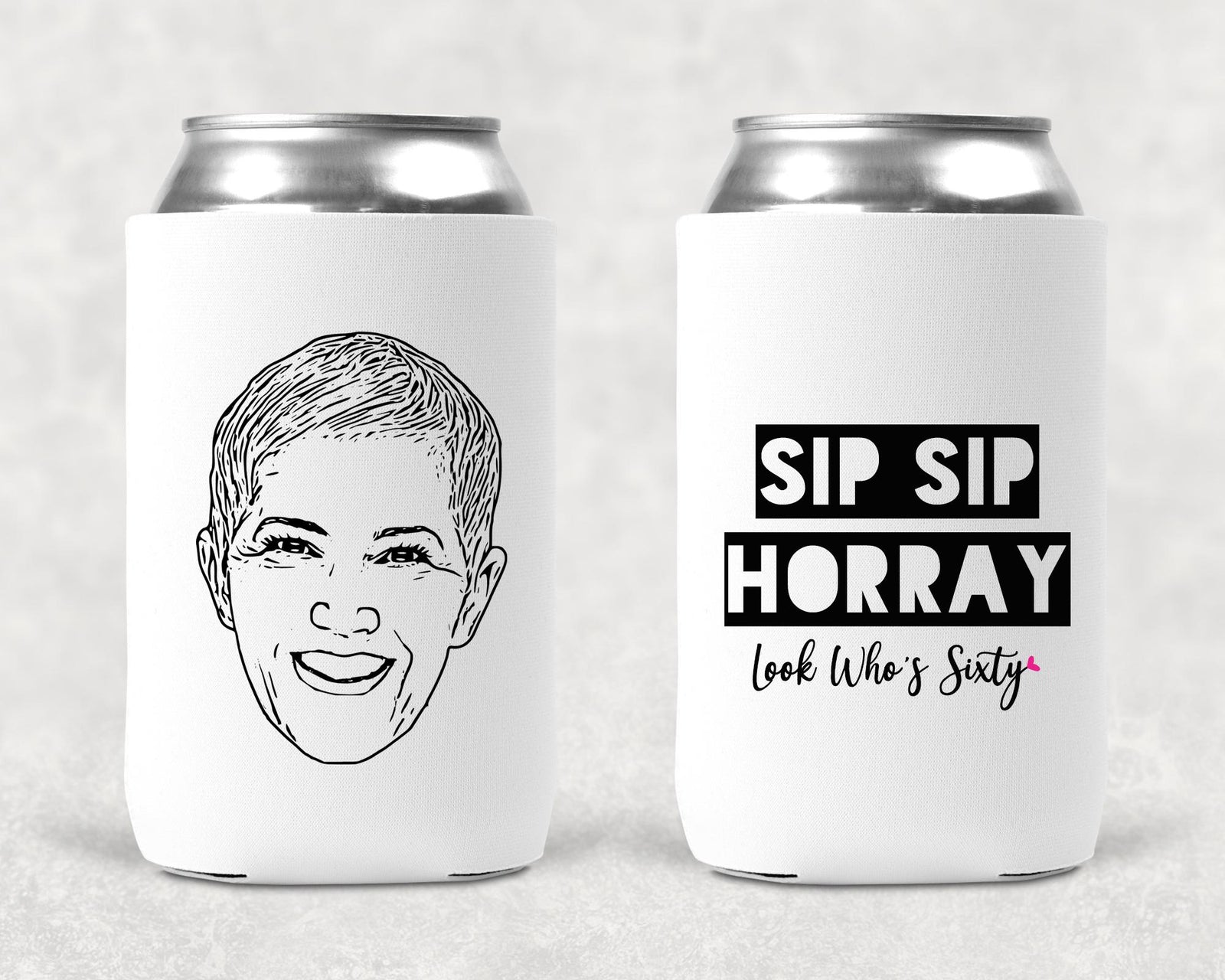 Custom Photo Can Cooler - Personalized Birthday Party Favors | Vibrant Color Cozies