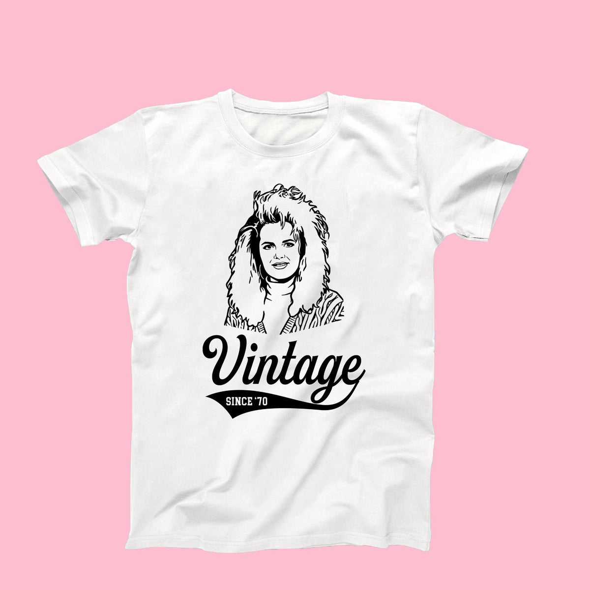 Custom Caricature T-Shirt – Vintage Theme Birthday Party Shirt | Unique Personalized Gift