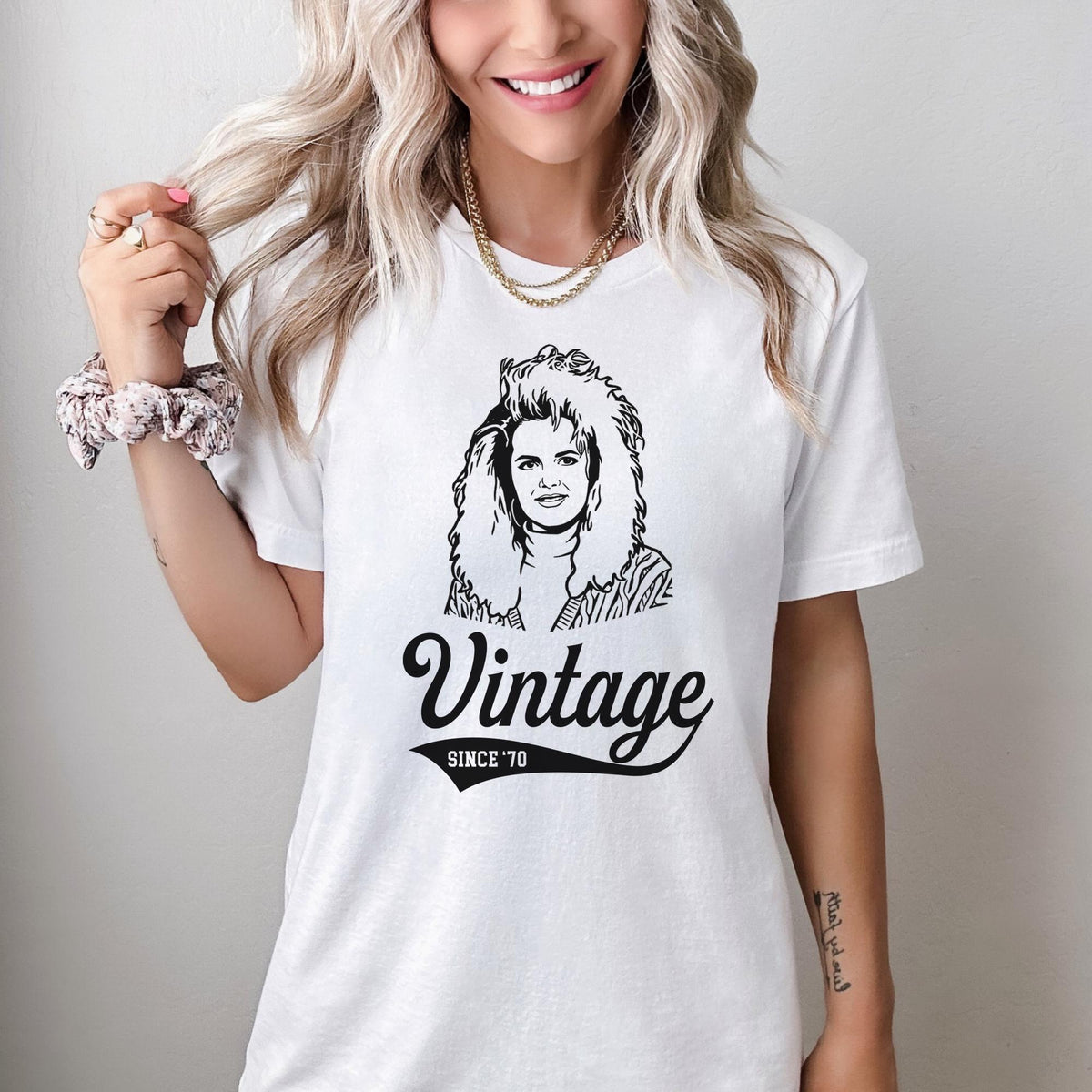Custom Caricature T-Shirt – Vintage Theme Birthday Party Shirt | Unique Personalized Gift