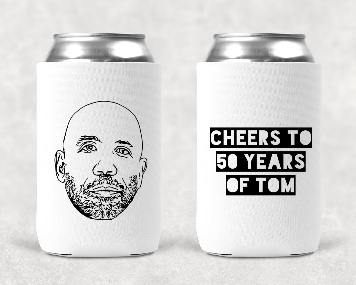 Custom Birthday Koozie - Personalized Can Cooler | Fun Birthday Cozies | Unique Party Keepsake