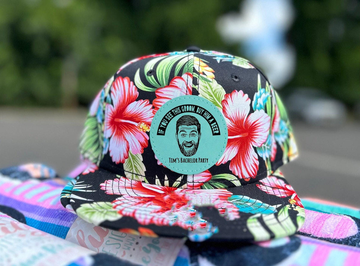 Bachelor Party Hat - Custom Snapback With Photo Patch | Groomsmen Gift