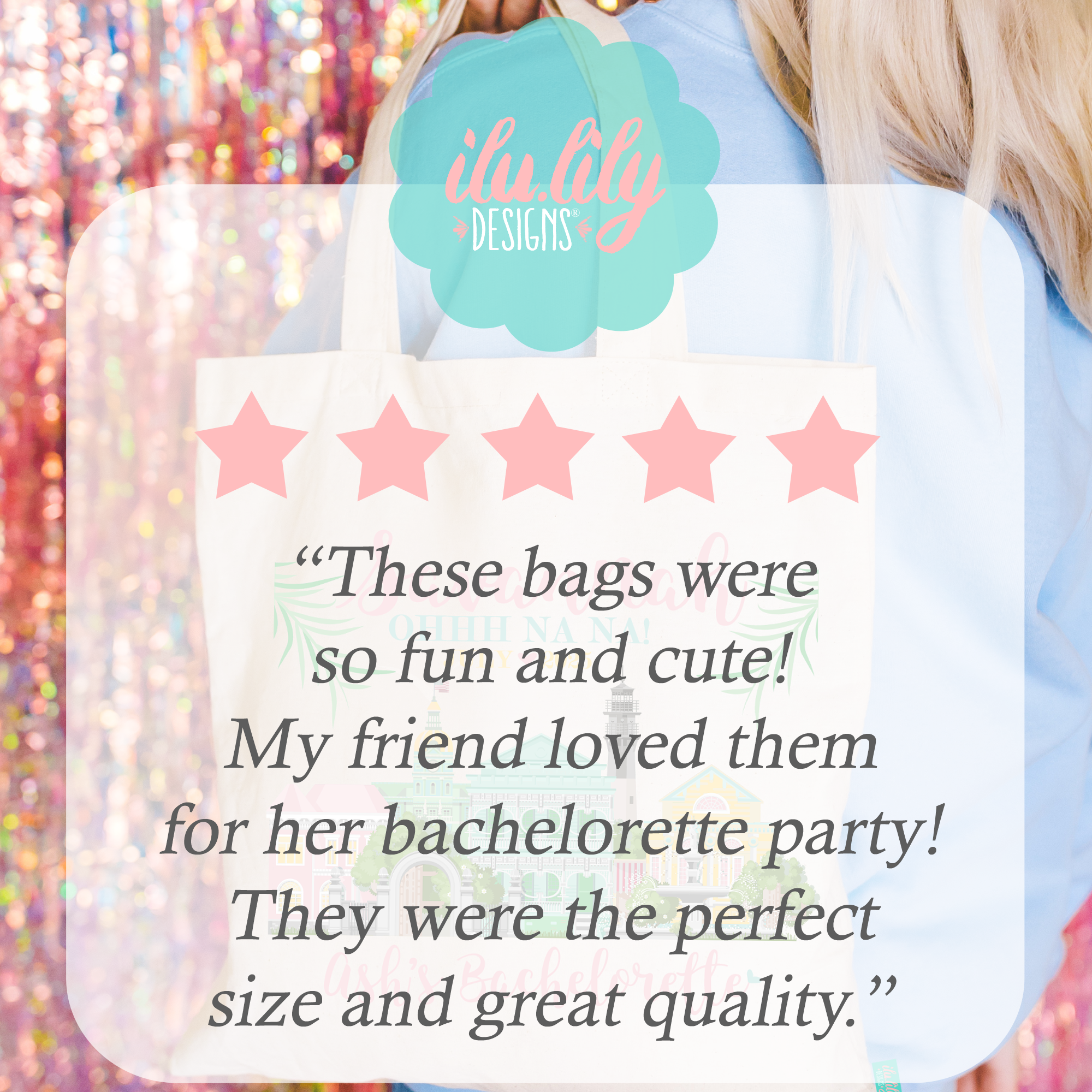 Bachelorette Party Savannah Tote Bag | Savannah, Georgia