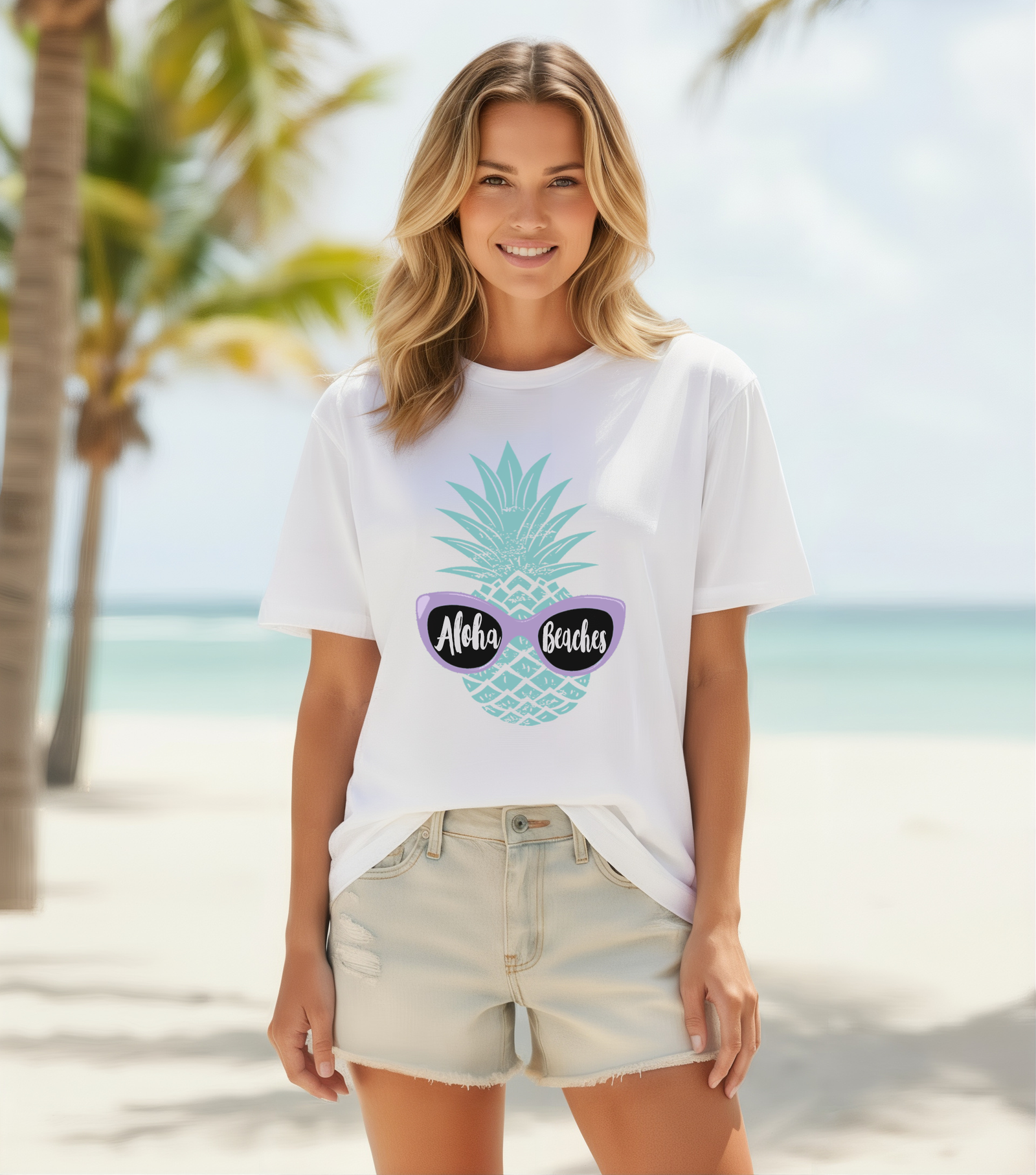 Bachelorette Party Shirt - Matching Bridal Party T-Shirts | Aloha Beaches Tee
