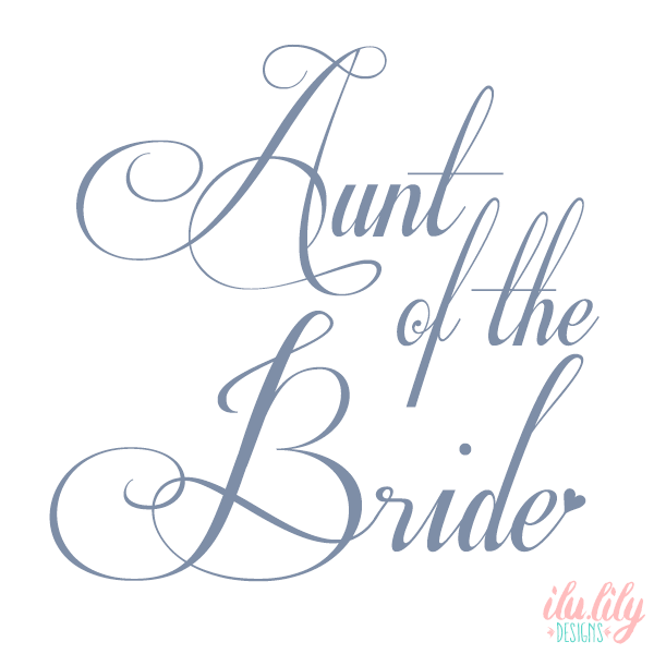 Personalized Canvas Tote Bag for Brides by Ilu.Lily
