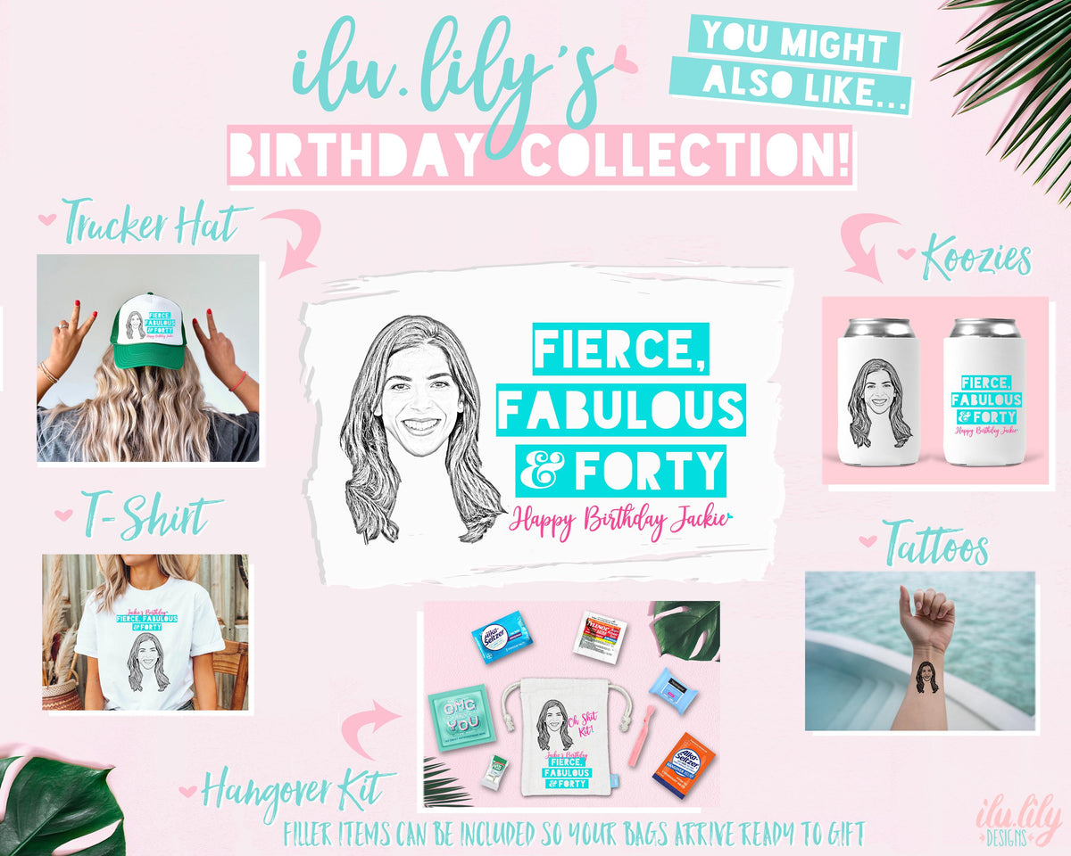 Custom Caricature T-Shirt – Unique Birthday Party Shirt With Funny Design