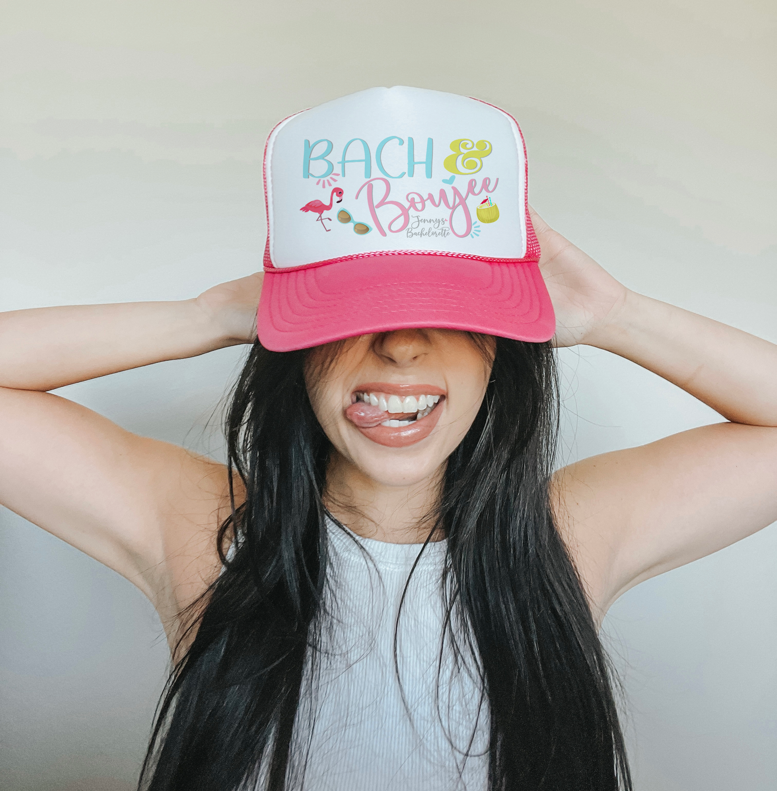 Custom Trucker Hat for Bachelorette Parties by Ilu.Lily