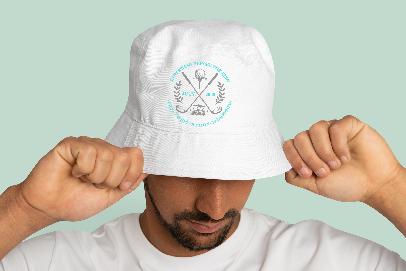 Bachelor Party Golf Bucket Hat | Last Swing Before the Ring