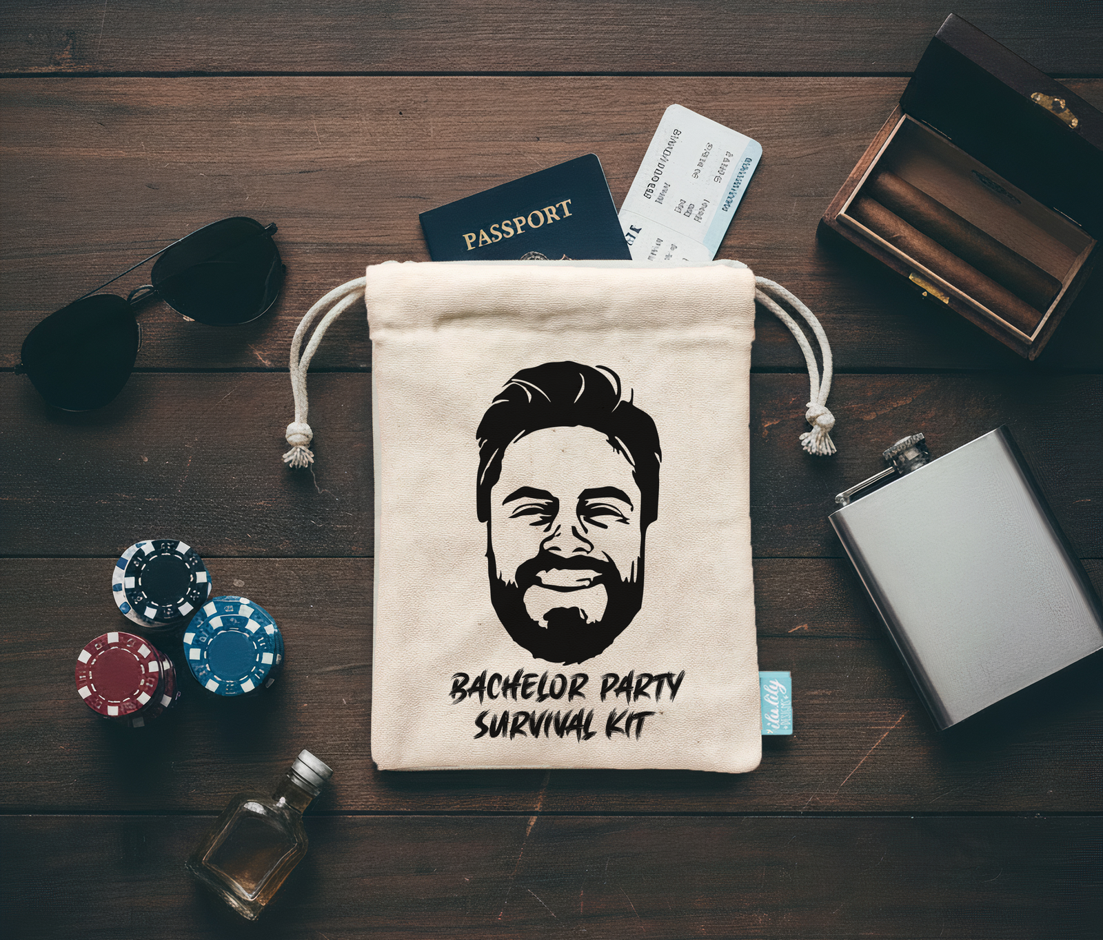 Bachelor Party Hangover Recovery Kit | Groomsmen Favors | Custom Caricature Oh Shit Kit