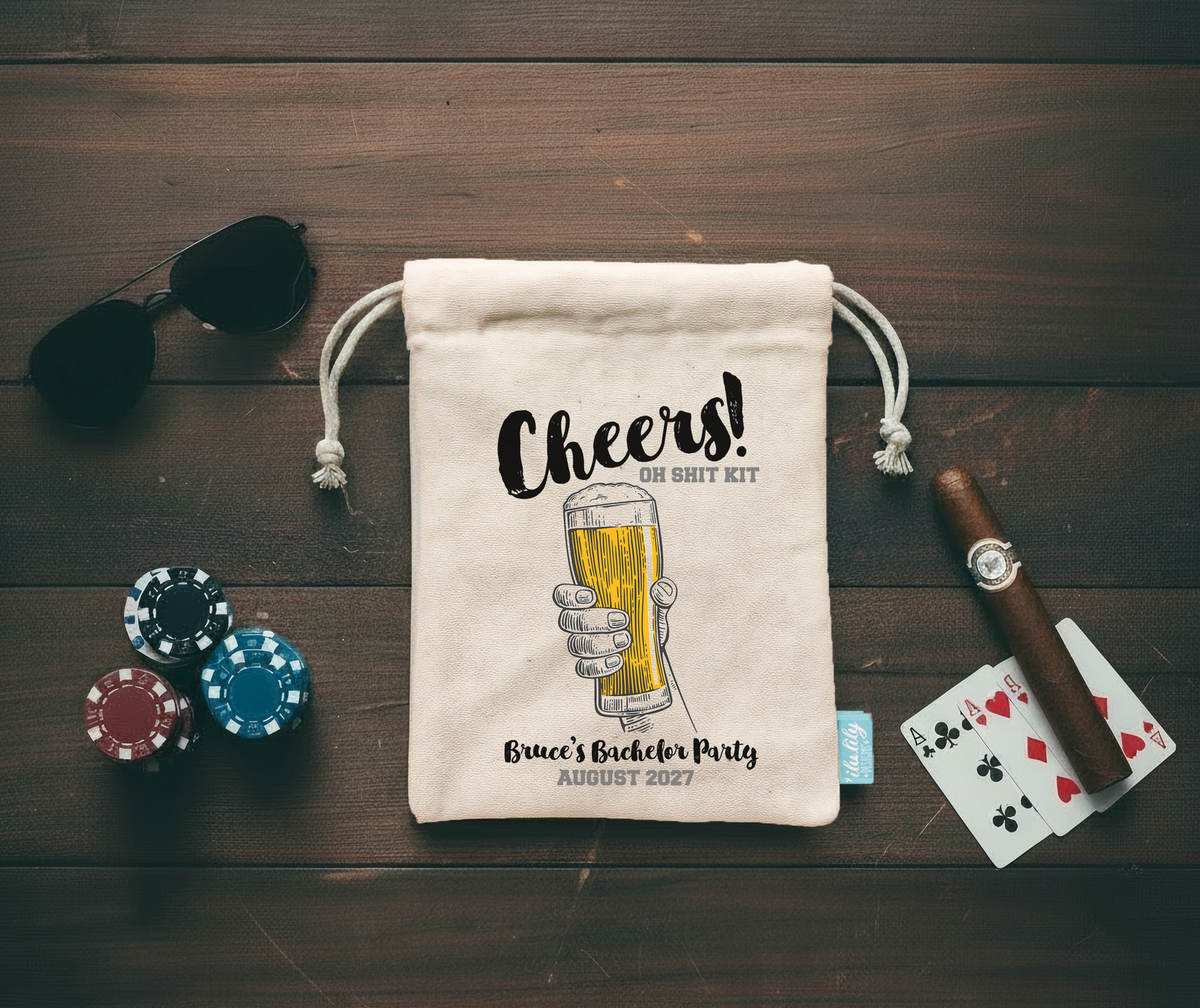 Bachelor Party Hangover Recovery Kit - Bachelor Groomsmen Favor -  Cheers Brews Recovery Kit