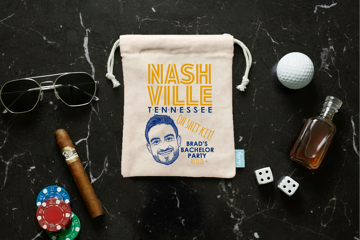 Bachelor Party Nashville Hangover Kit | Bachelor Party Favor Bag | Nashville, TN