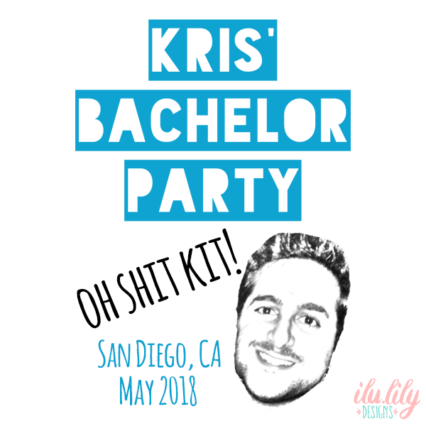 Bachelor Party Hangover Recovery Kit | Groomsmen Favors | Custom Photo Oh Shit Kit