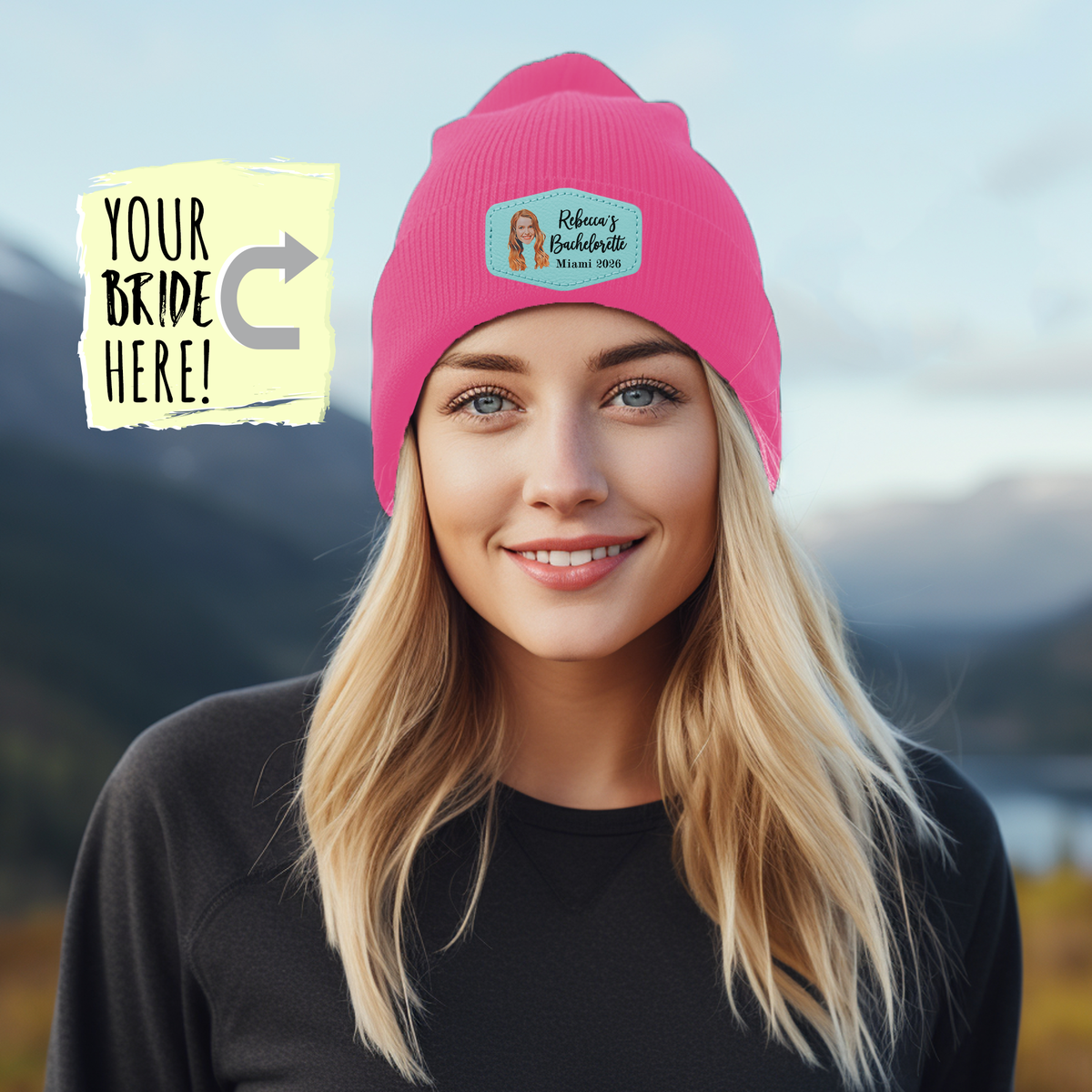 Bachelorette Party Beanie Hats | Girl Trip Winter Hat | Custom Photo