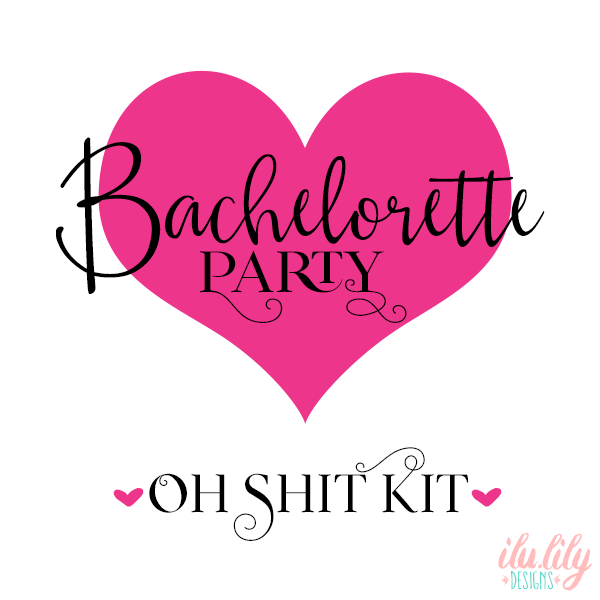 Personalized Party Favor Bag for Bachelorette Parties by Ilu.Lily
