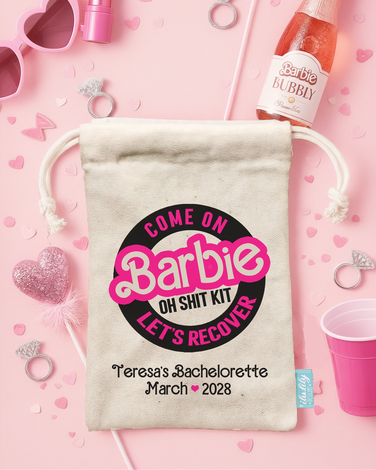 Bachelorette Party Favor Bags | Barbie Bachelorette | Come On Barbie Lets Recover