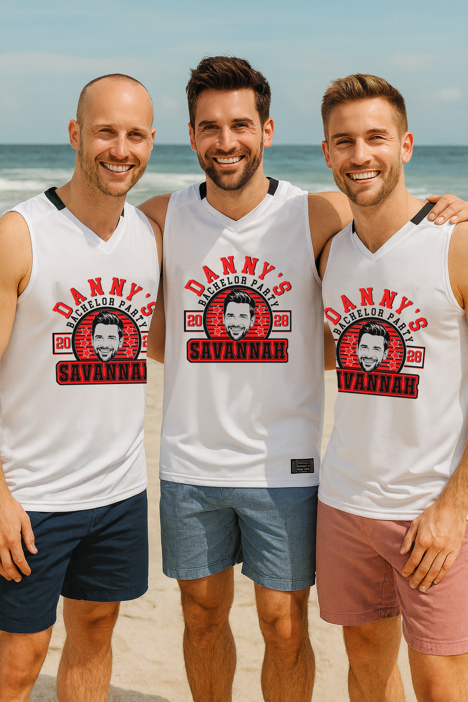 Bachelor Party Jersey | Custom Face Basketball Bachelor Party Jersey