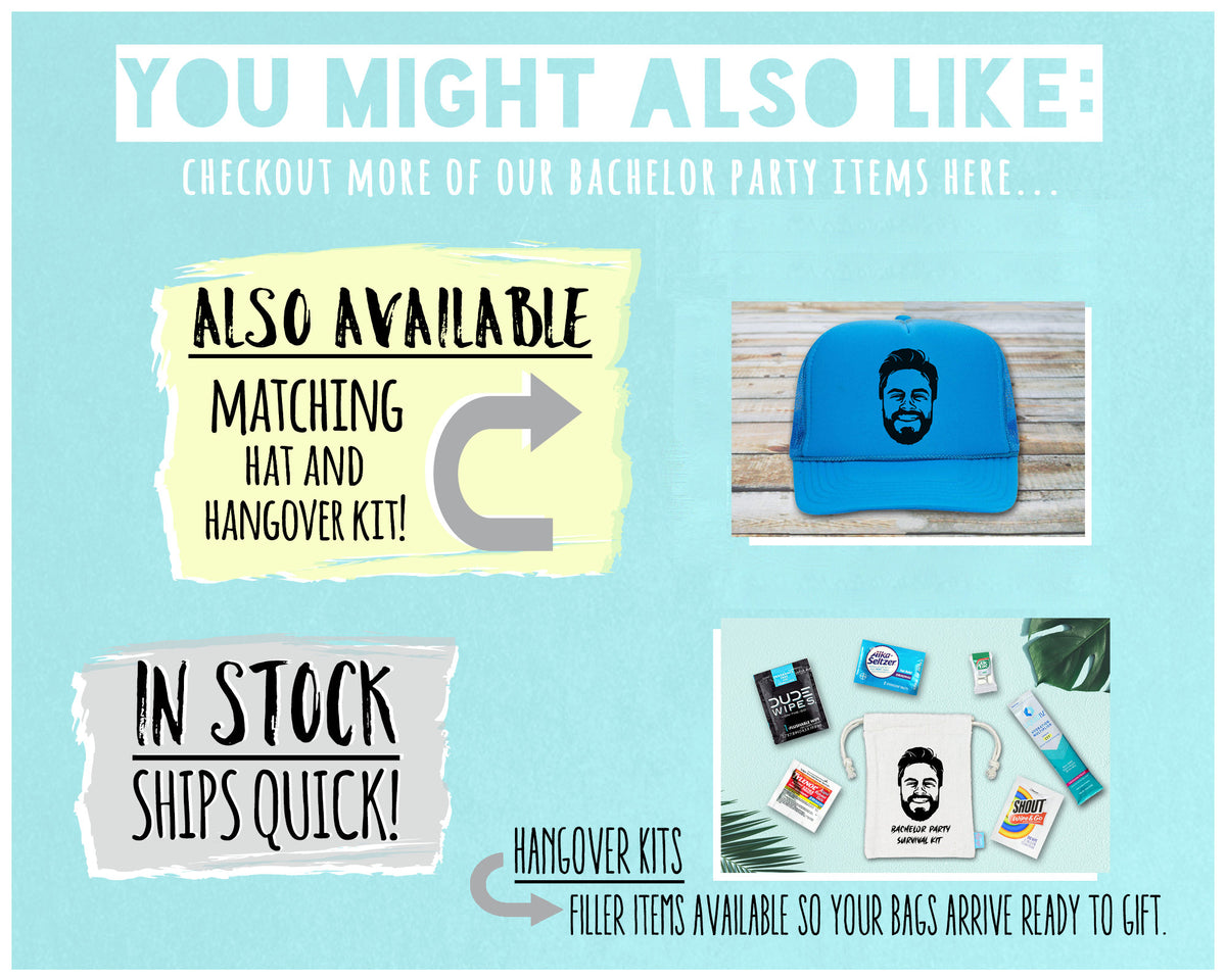 Bachelor Party Shirt – Custom Photo Print, Personalized Groom & Groomsmen Tee