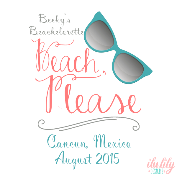 Bachelorette Party Hangover Favor Bag | Beach Please