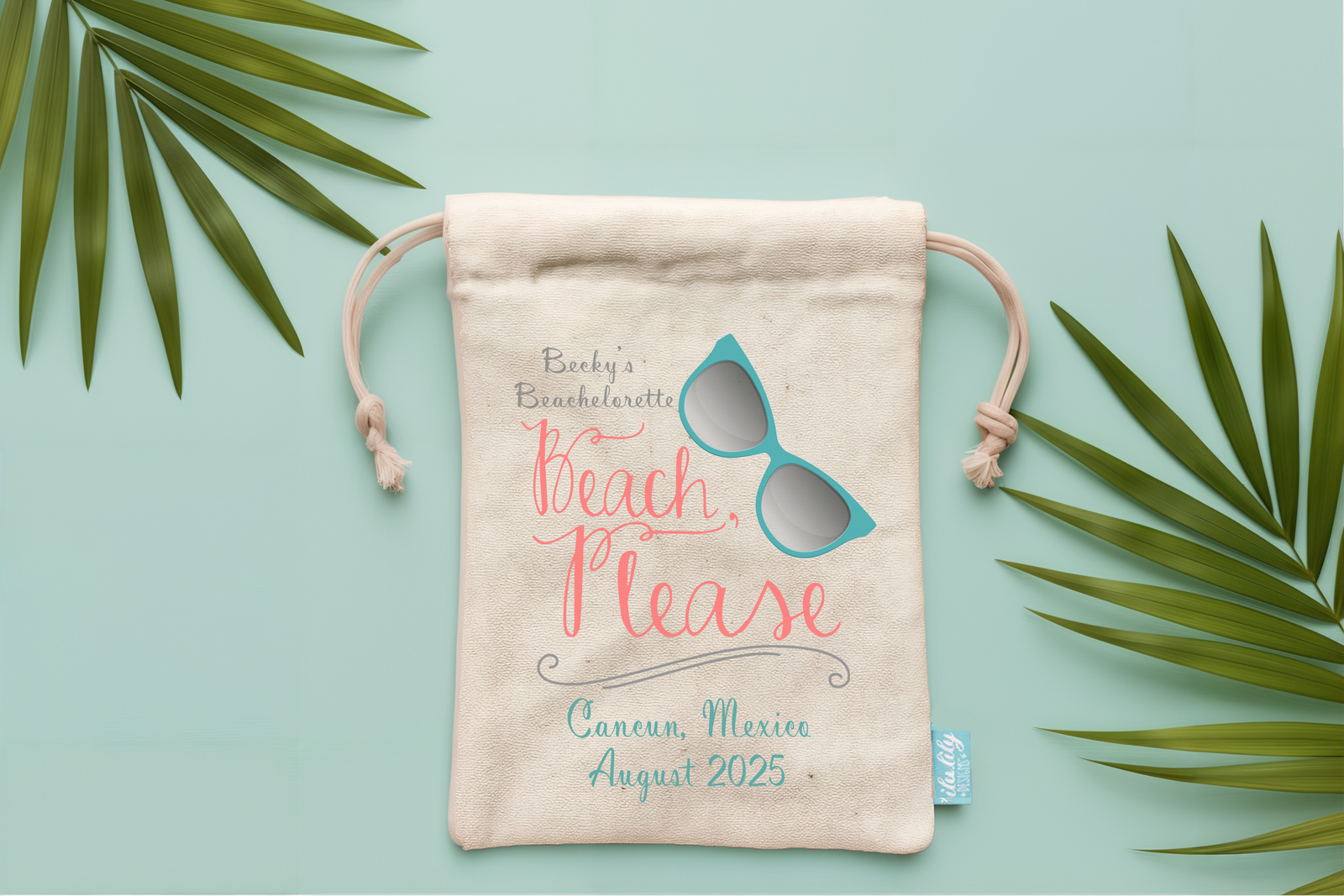 Bachelorette Party Hangover Favor Bag | Beach Please