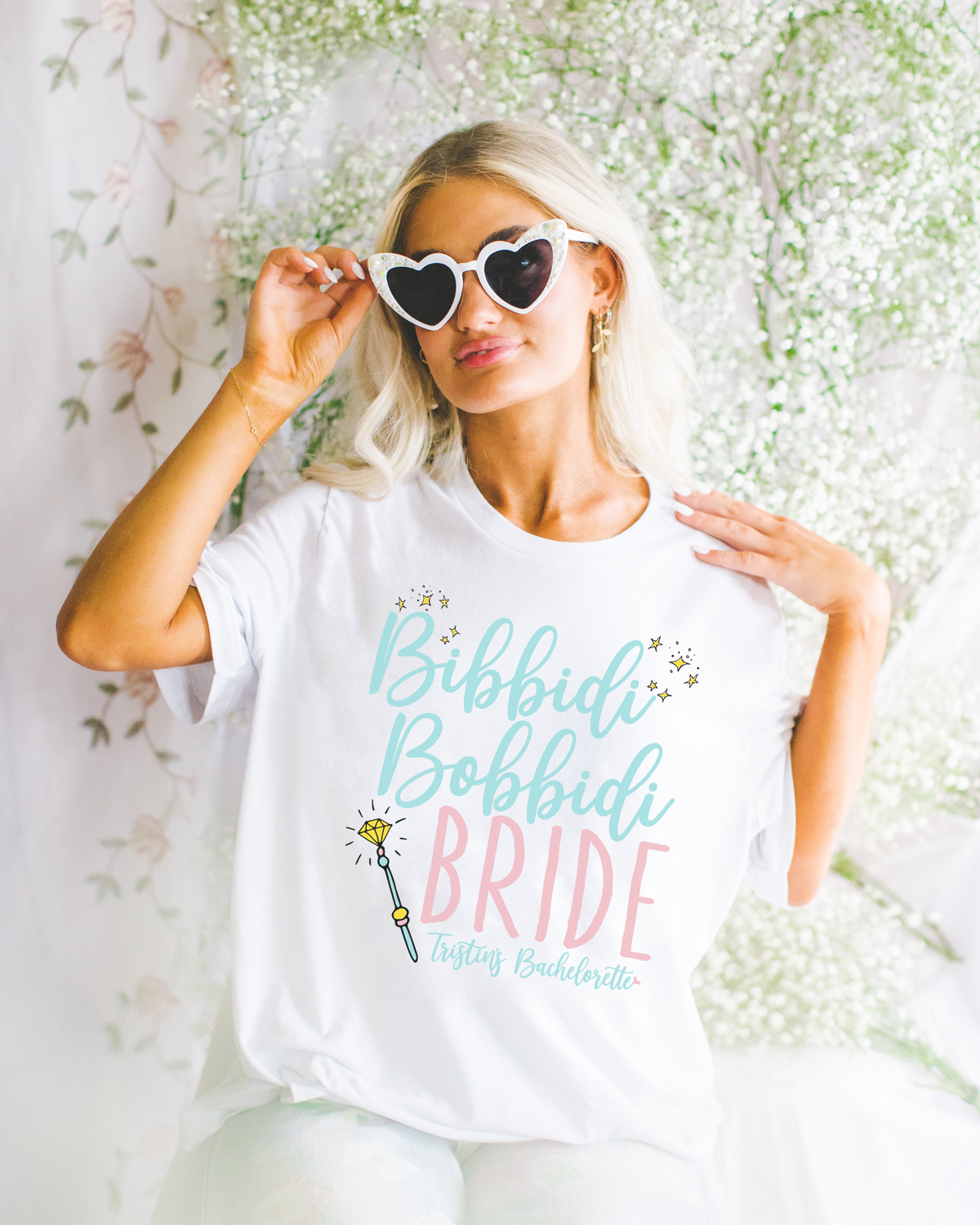 Bibbidi Bobbidi Bride | Disney Bachelorette Racerback Tank Top