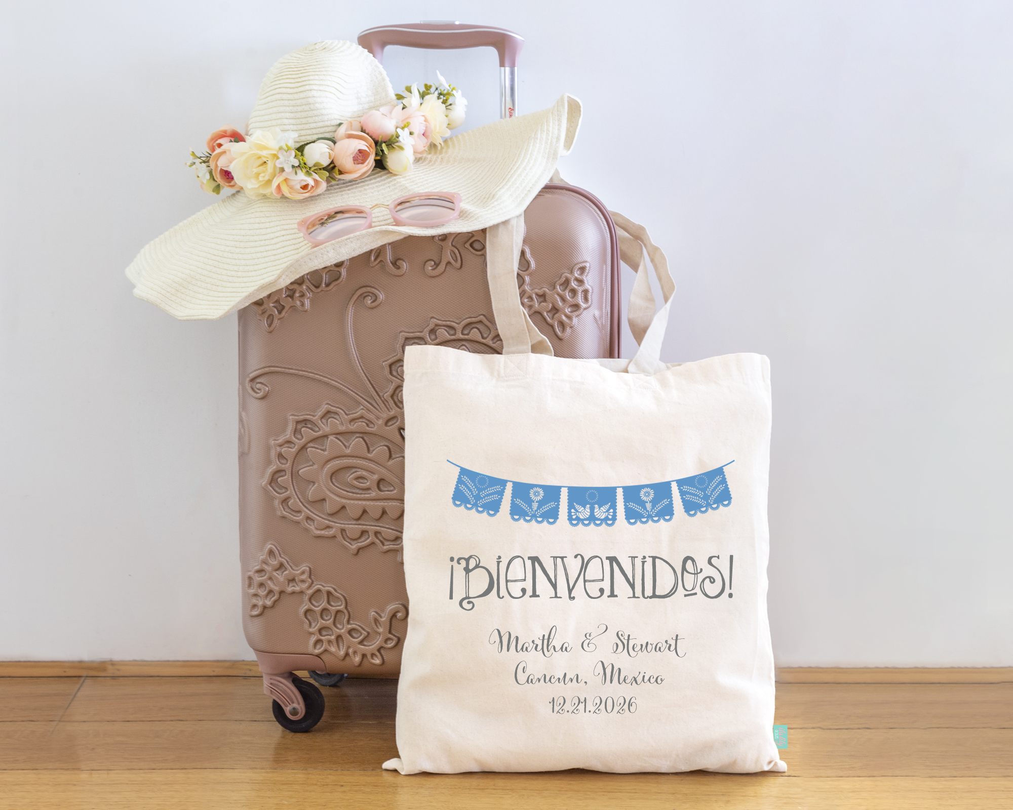 Destination Wedding Tote Bag | Wedding Favors | Bienvenidos