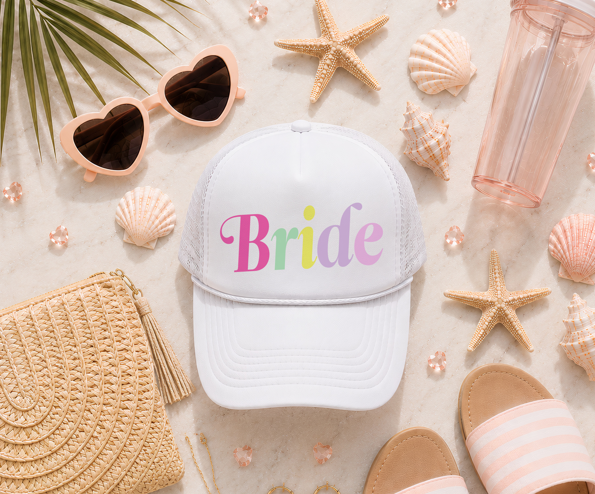 Bride Trucker Hat | Bachelorette Party Trucker Hat | Bride