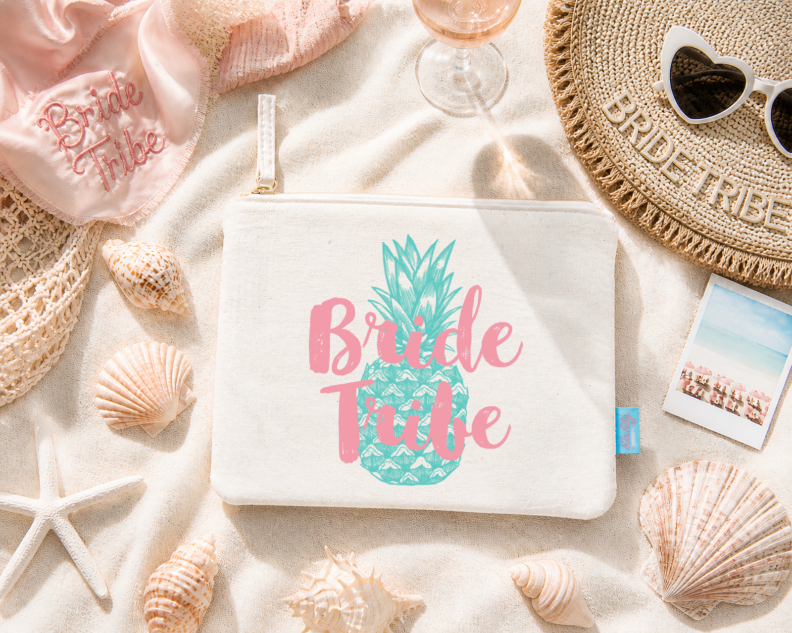 Personalized Canvas Makeup Bag for Bachelorette Parties by Ilu.Lily