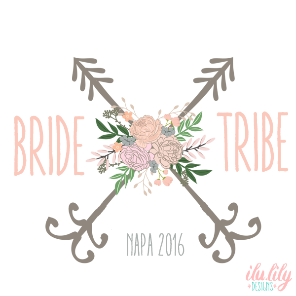 Personalized Canvas Tote Bag for Brides by Ilu.Lily