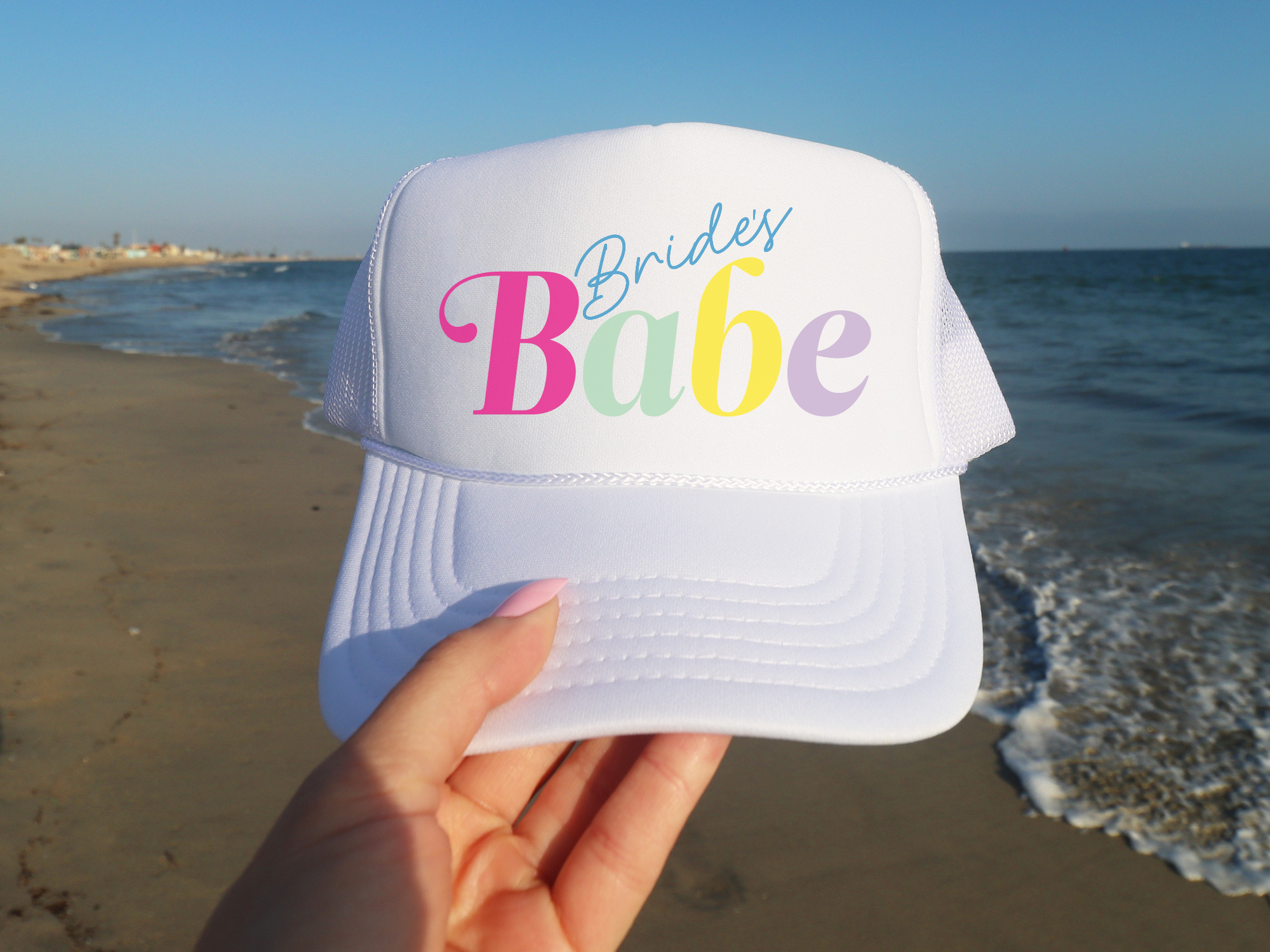 Bachelorette Party Trucker Hats | Bridal Party Hats | Bride's Babe