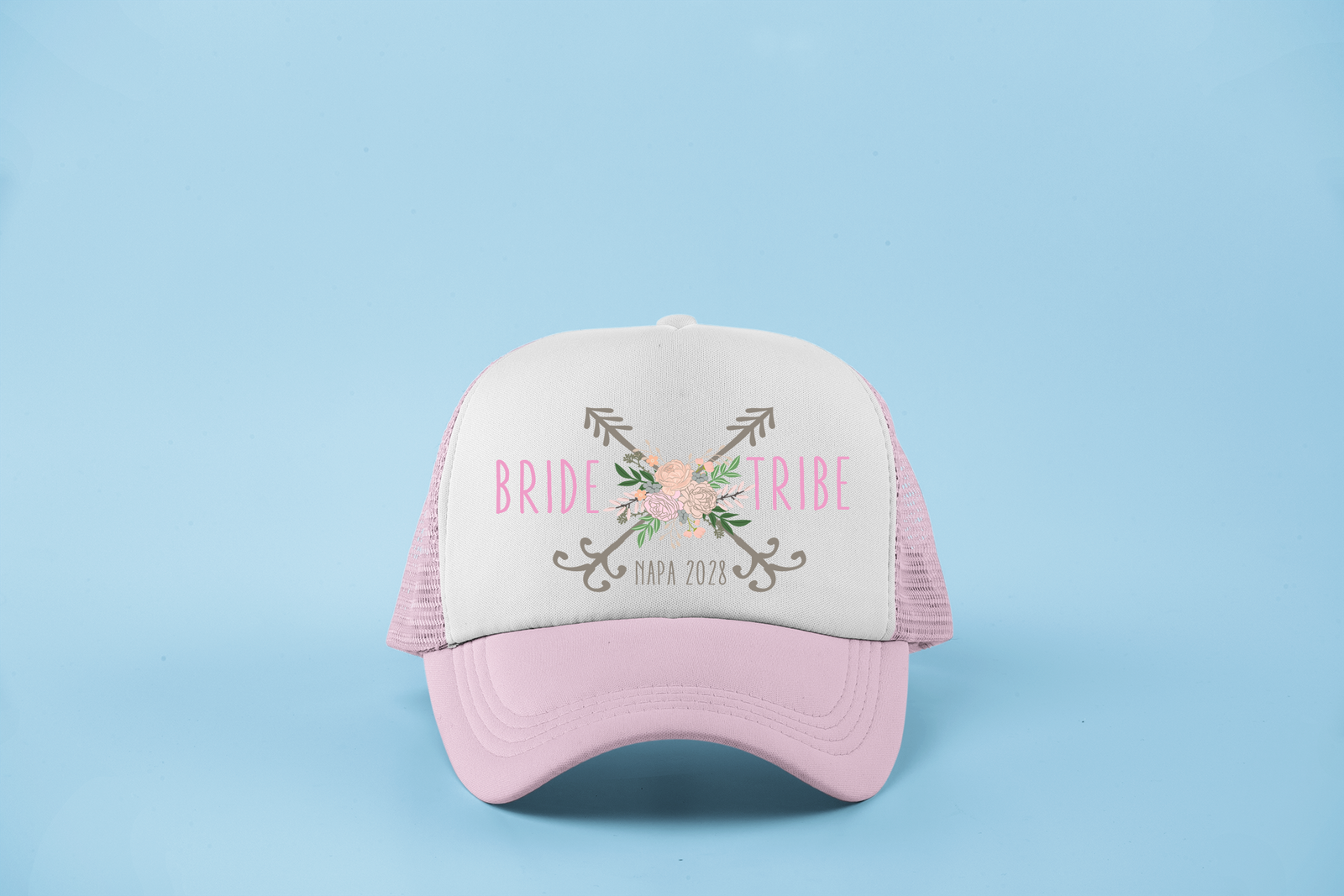 Bachelorette Party Trucker Hats | Personalized Trucker Hat | Bride Tribe