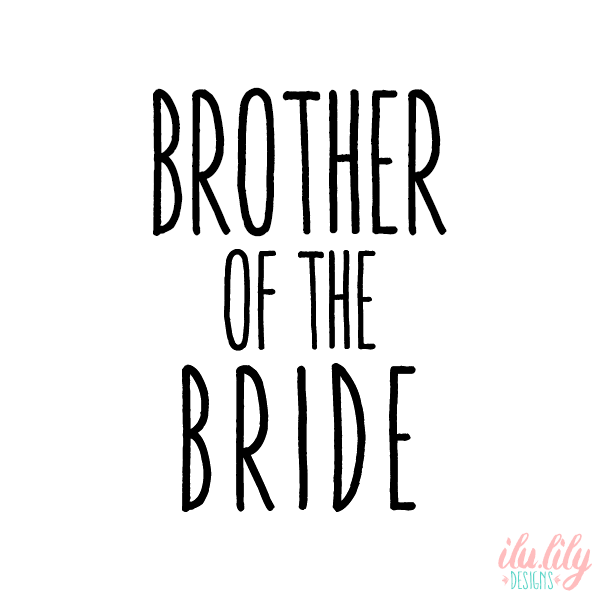 Personalized Canvas Tote Bag for Brides by Ilu.Lily