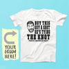 Funny Bachelor Party Shirt | Custom Photo | If You See This Guy Buy Him A Shot