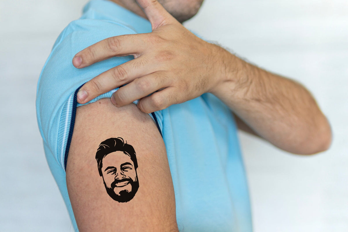 Custom Photo Tattoos – Funny Birthday Party Favors | Personalized Caricature Designs