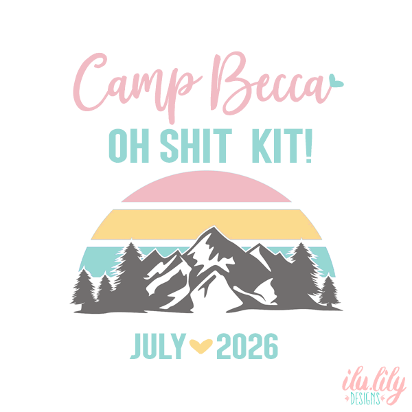 Bachelorette Party Favor Bags | Hangover Kit Favor | Camp Bachelorette