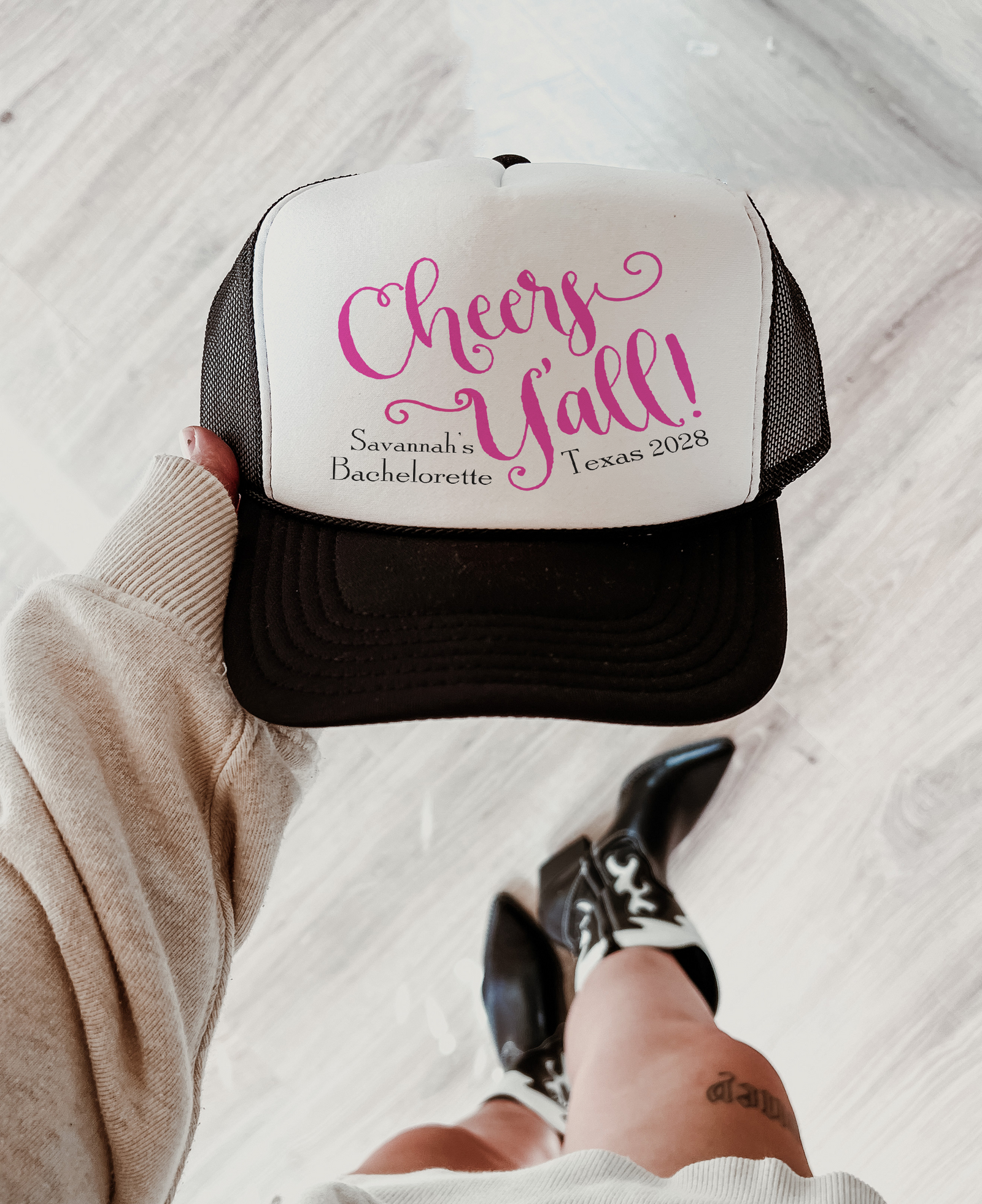 Bachelorette Party Trucker Hats | Nashville, TN Hats | Cheers Y'all