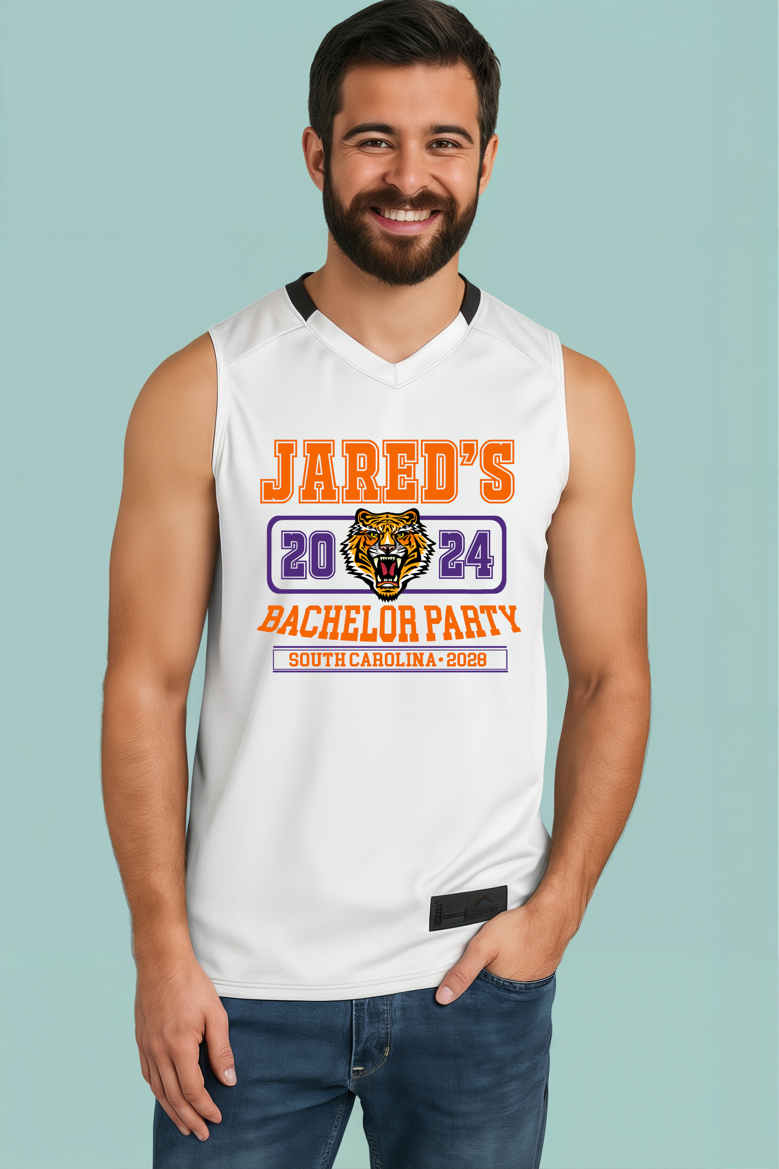 Bachelor Party Jersey | Custom College Mascot Bachelor Party Jersey