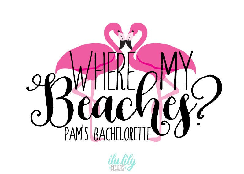 Beach Custom Bucket Hat for Bachelorette Parties by Ilu.Lily