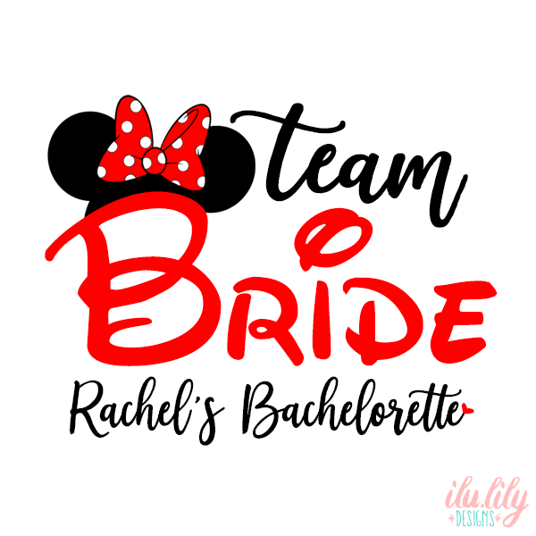 Bachelorette Bride T-Shirt – Disney Bachelorette Shirt With Mouse Ears Bride Tee