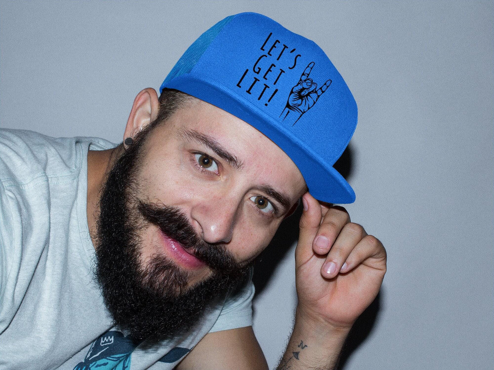 Bachelor Party Hat - Custom Trucker Hat With Adjustable Snapback & Mesh Back Cap