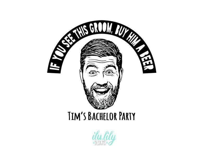 Bachelor Party Hat - Custom Snapback With Photo Patch | Groomsmen Gift